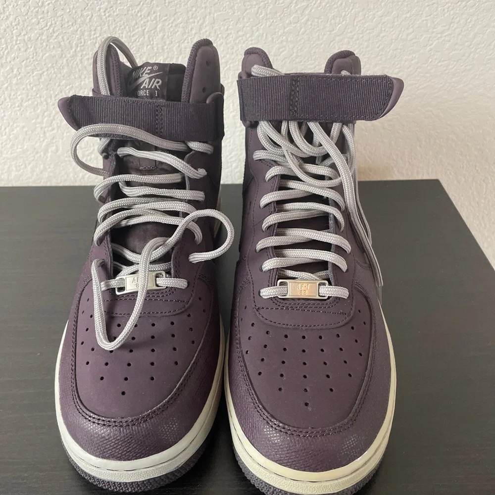 Nike Men’s Air Force 1 High 07 Port Wine Size 9 - Picture 3 of 11